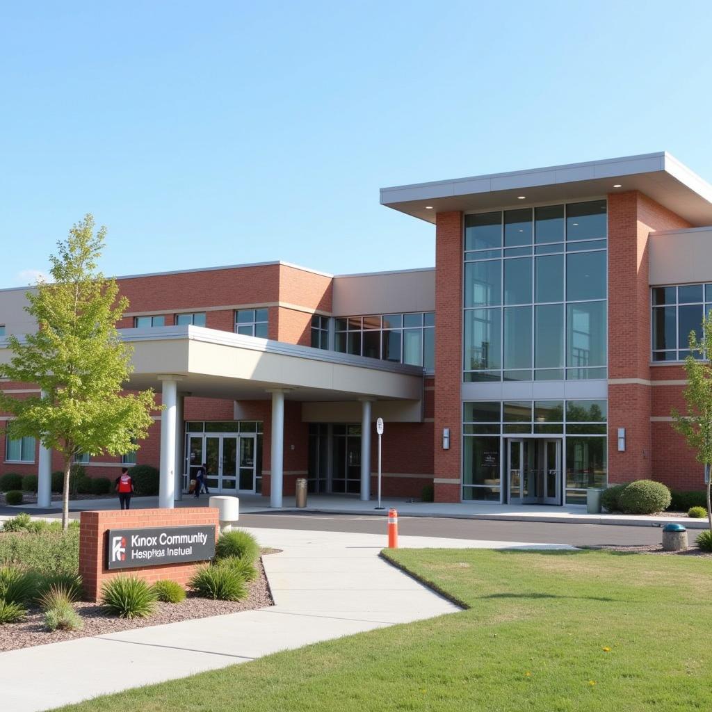 Modern Exterior of Knox Community Hospital