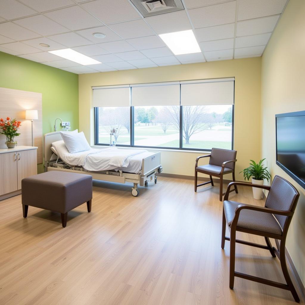 Welcoming and Comfortable Patient Room at Kosciusko Lutheran Hospital