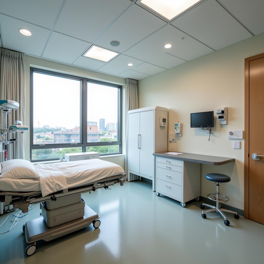 Spacious Labor and Delivery Room