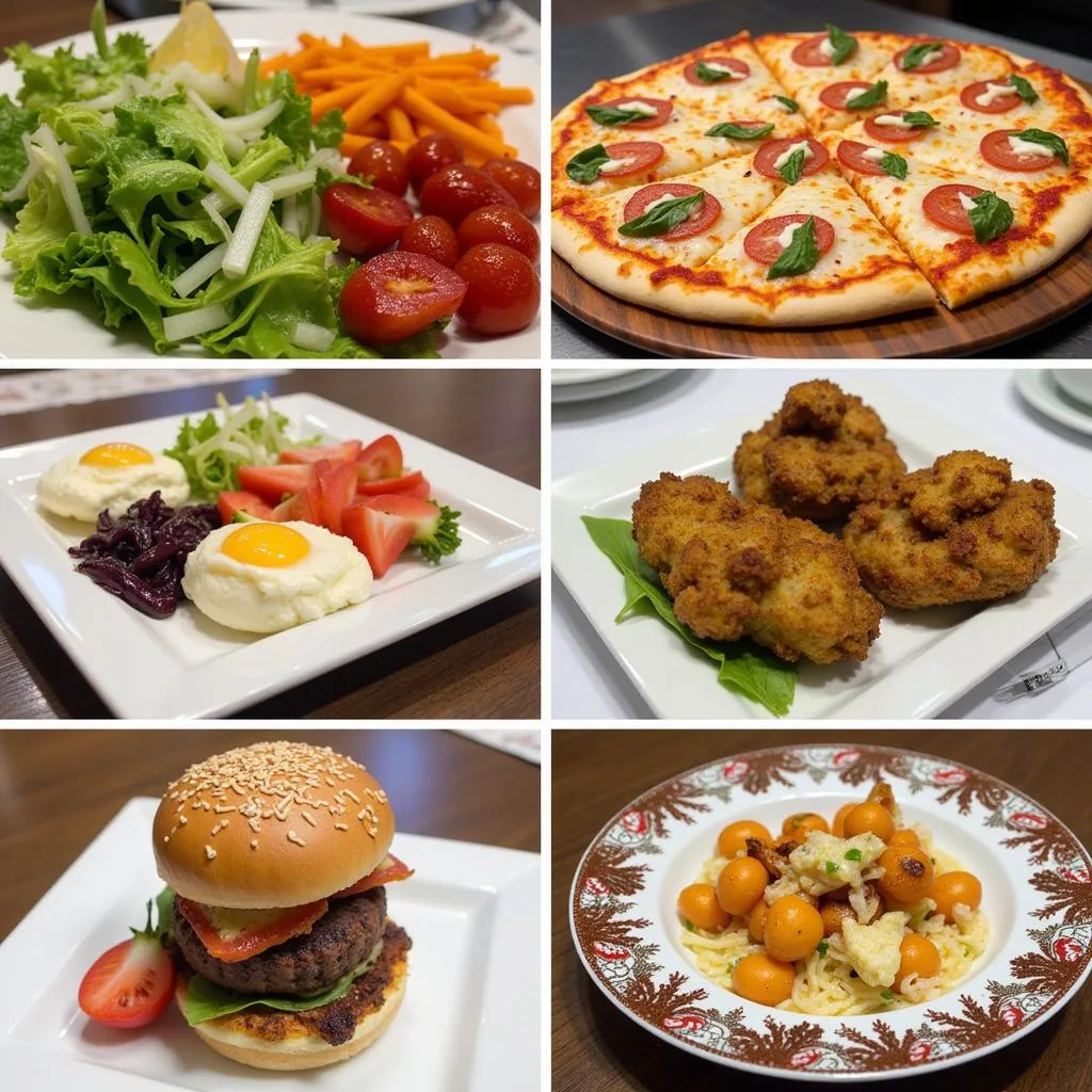 A variety of food choices available at Lankenau Hospital cafeteria