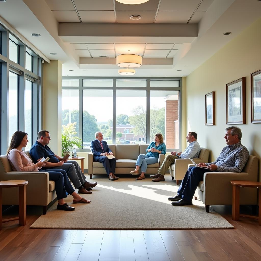 Comfortable waiting area at Lehigh Valley Hospital Dickson City