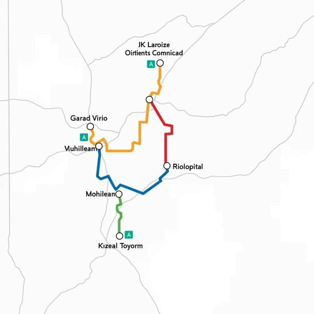 Lexington Public Transportation Map for Hospital Visitors