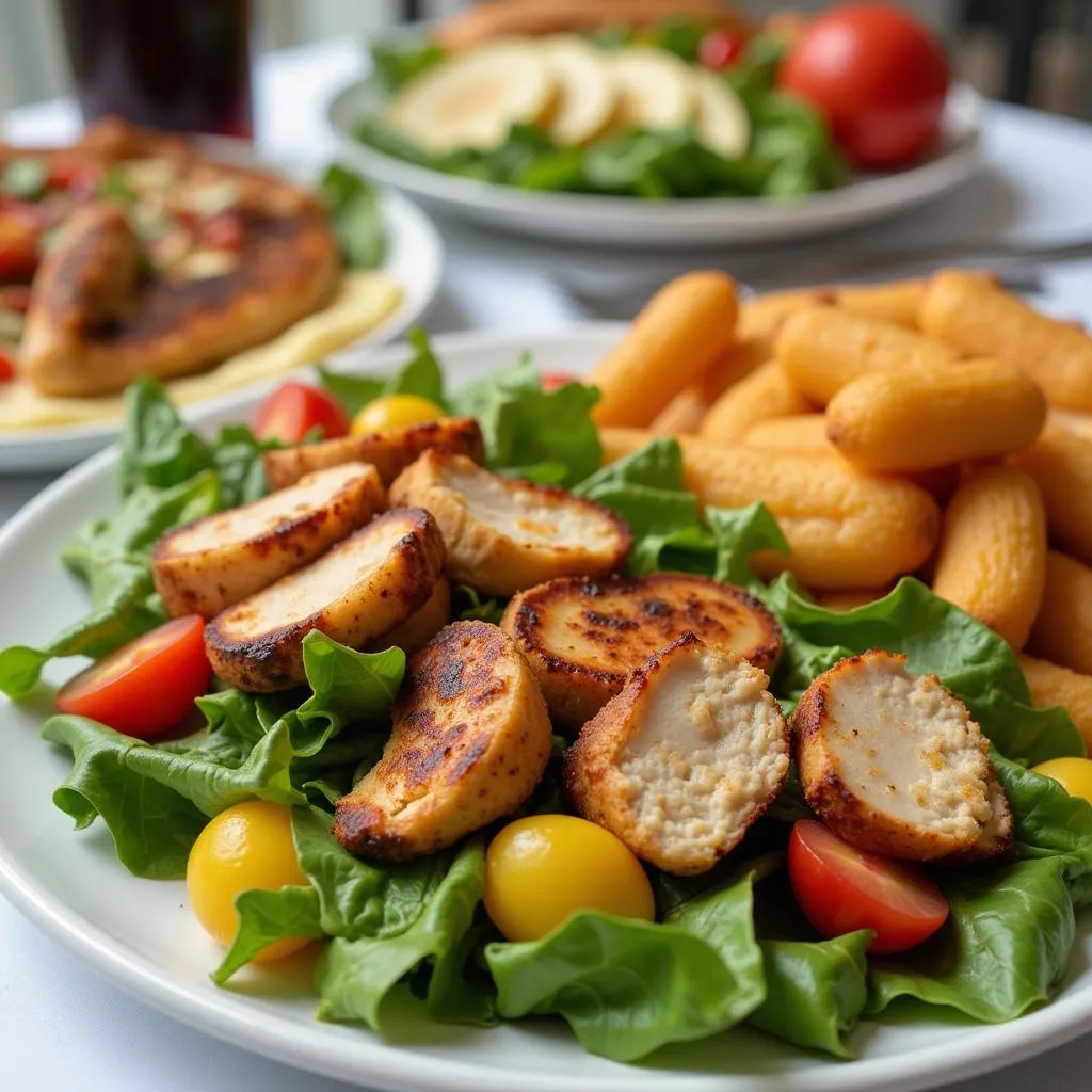 Healthy meal options at Licking Memorial Hospital cafeteria