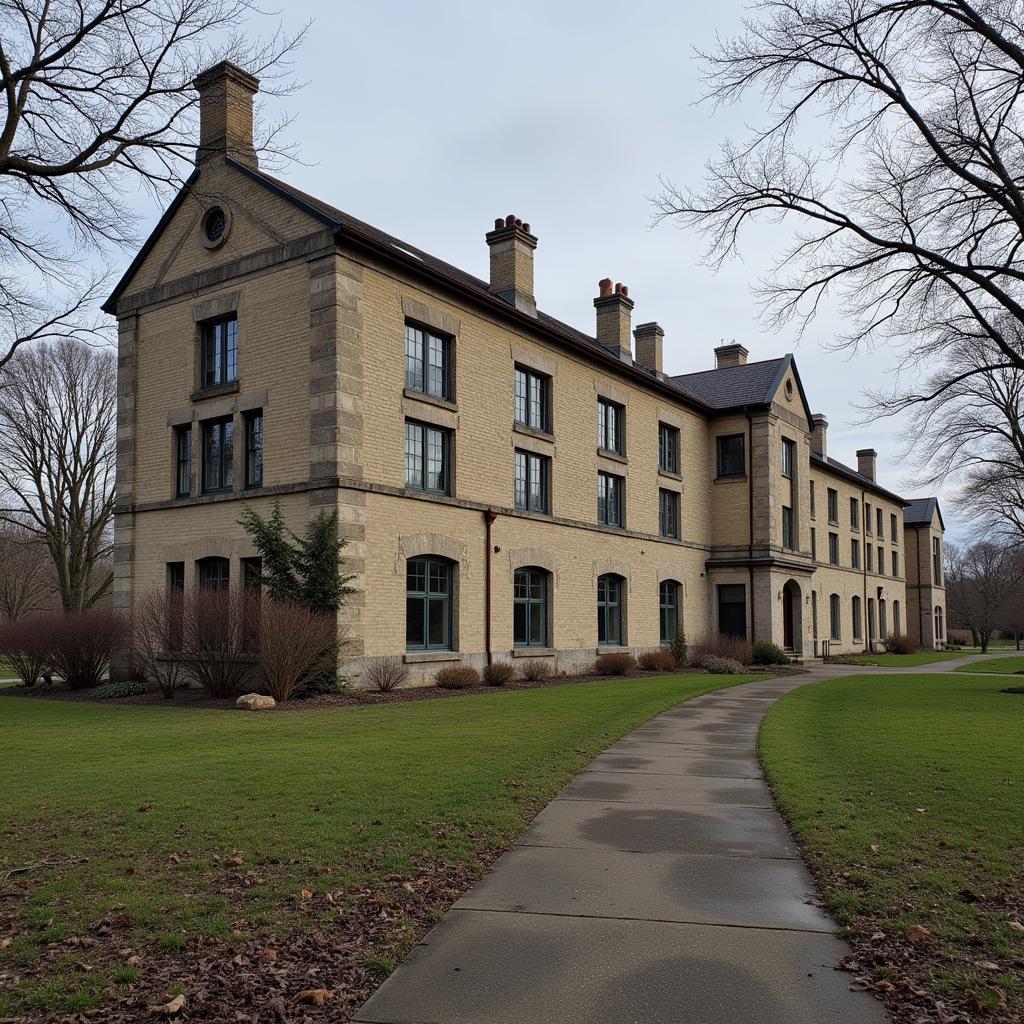 Modern-day photograph of Lima State Hospital