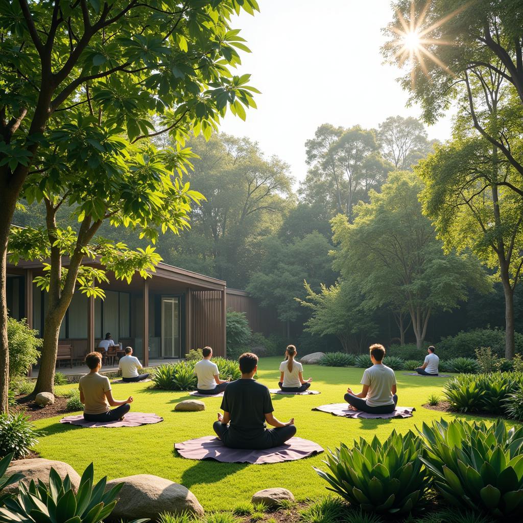 Peaceful Meditation Garden