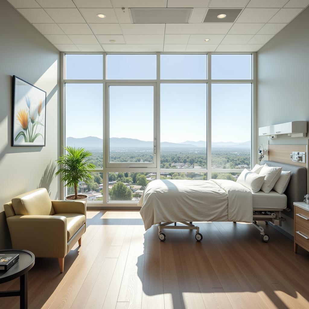 Luxurious Patient Room at Jenny Edmonds Hospital