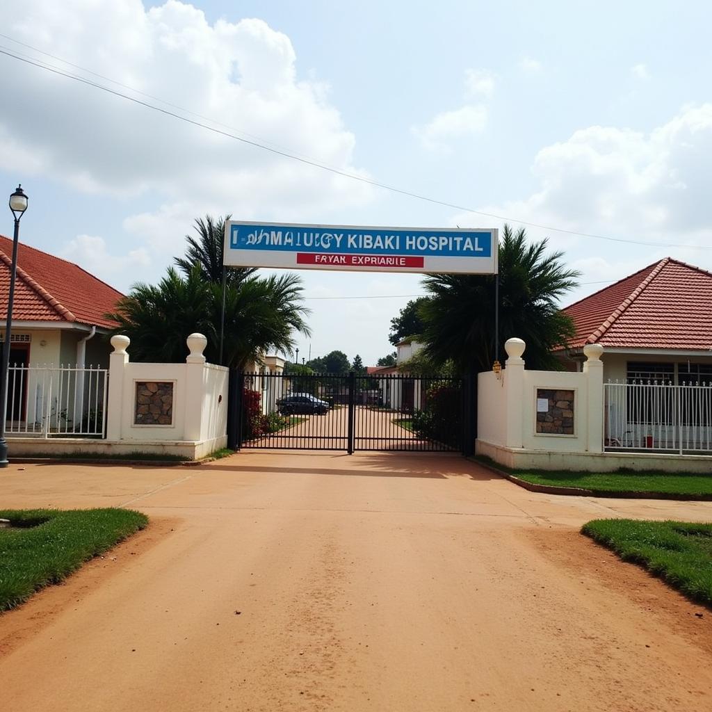 Entrance of Mama Lucy Kibaki Hospital in Nairobi