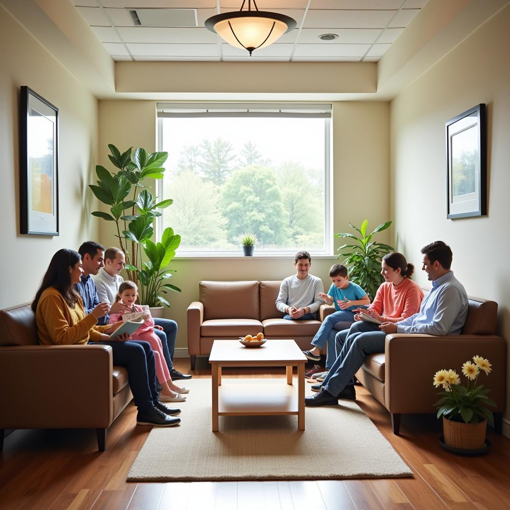 Comfortable Family Waiting Area at Maria Lucinda Hospital