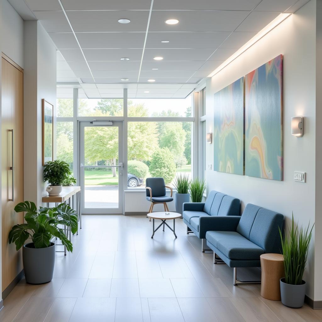 Comfortable Waiting Area at Marien Hospital Düsseldorf Augenklinik