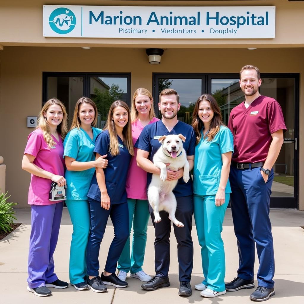 The Veterinary Team at Marion Animal Hospital NC