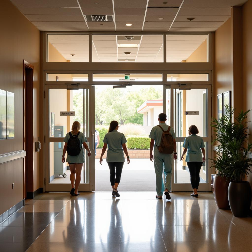 Image of Martha Jefferson Hospital's exterior with a welcoming and accessible entrance