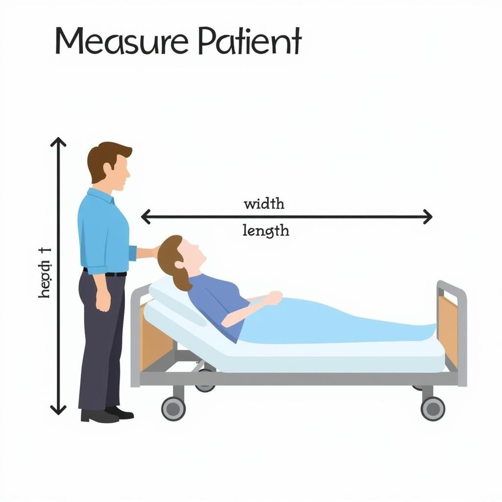 Measuring for a Bariatric Hospital Bed