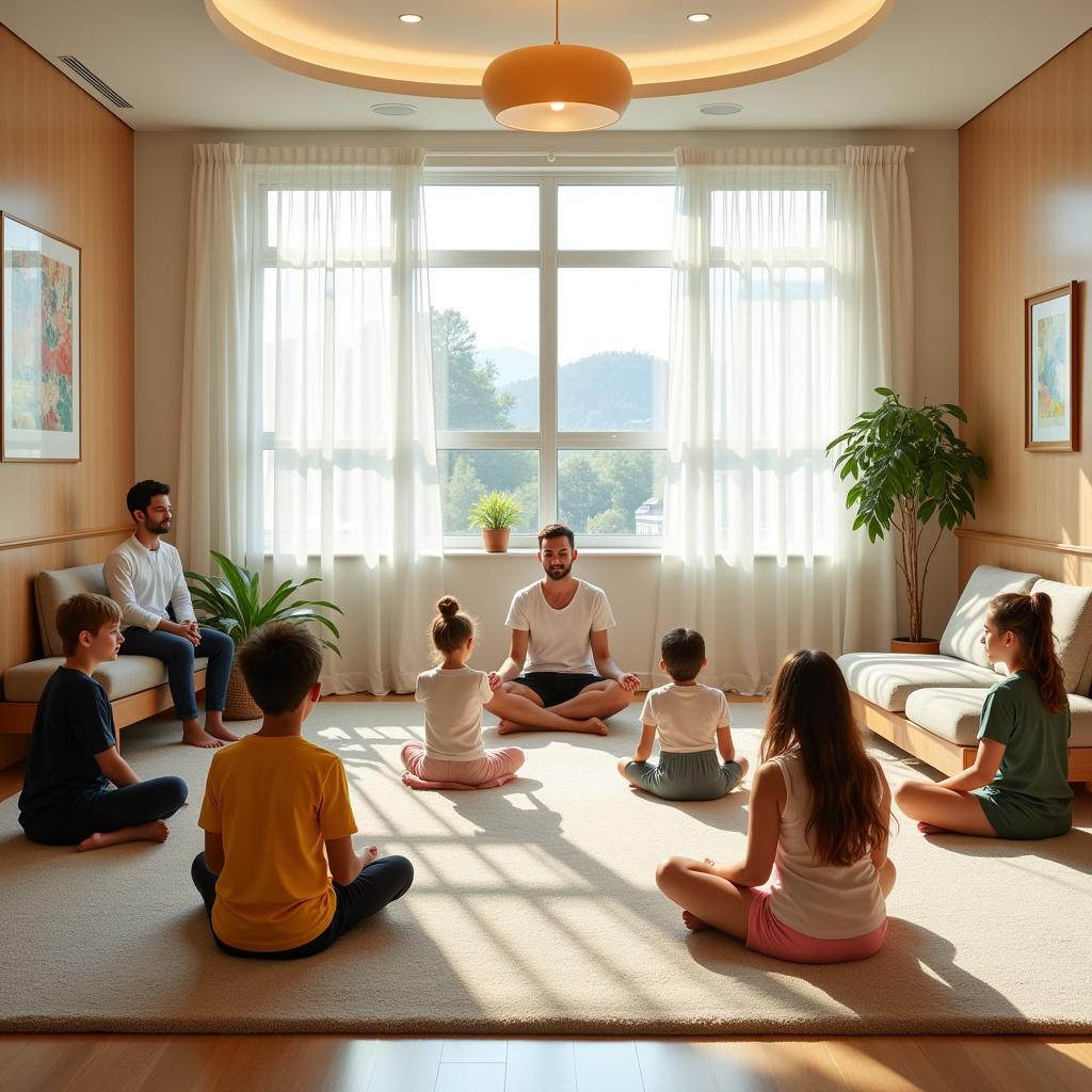 Meditation Room in Children's Hospital