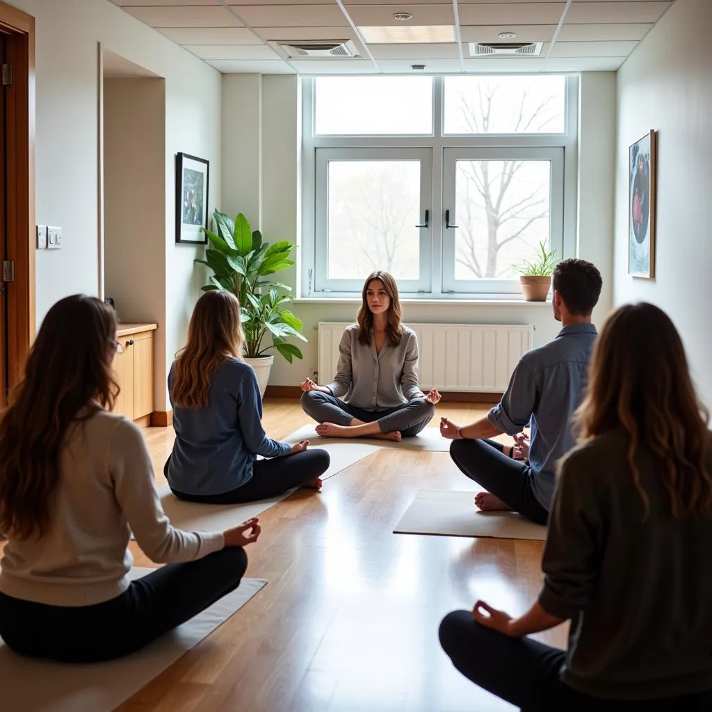 Meditation Session at the Hospital