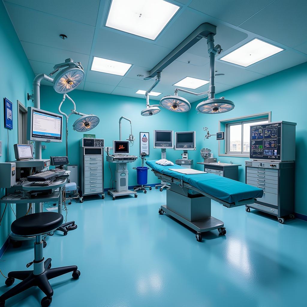 Advanced Operating Room at Mehr Hospital