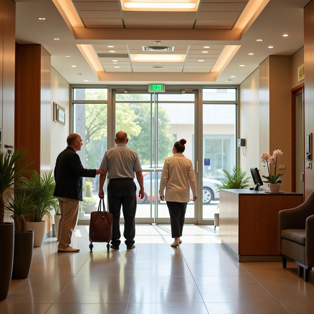 Welcoming Reception Area at Mehr Hospital