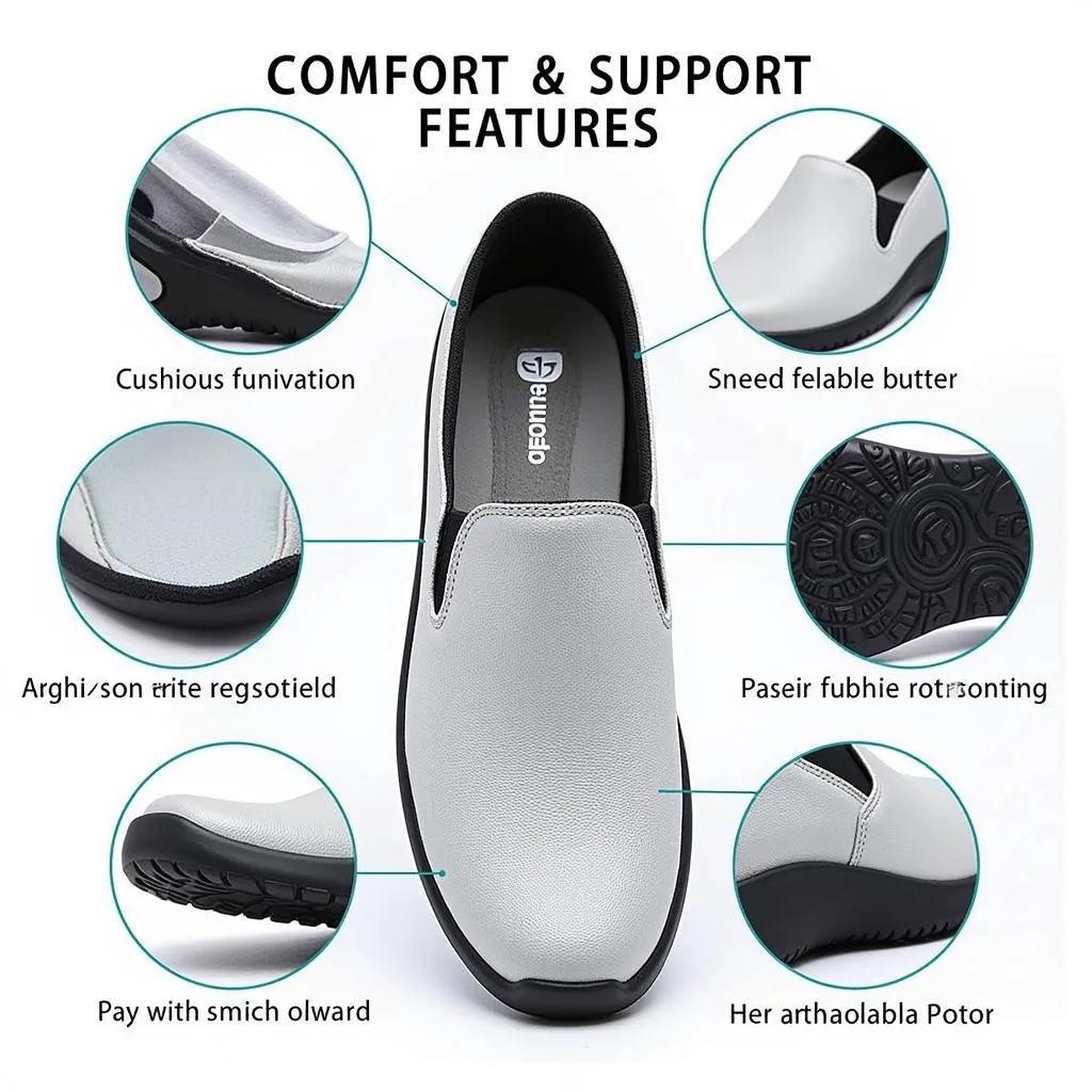 Men's Hospital Shoes Prioritizing Comfort and Support