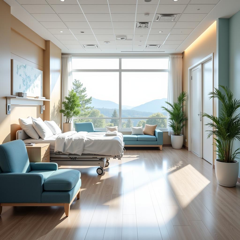 Comfortable and Modern Patient Room