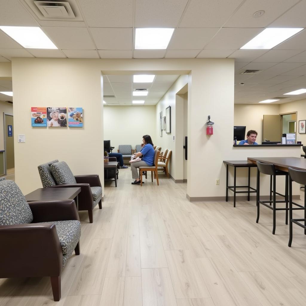 Comfortable Waiting Room at Merrillville Animal Hospital