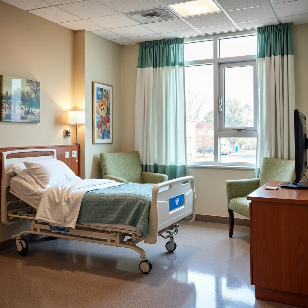 Comfortable and Modern Patient Room