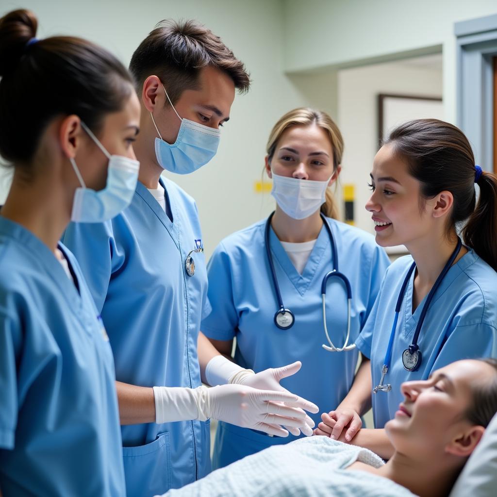 Methodist Hospital Staff in Action