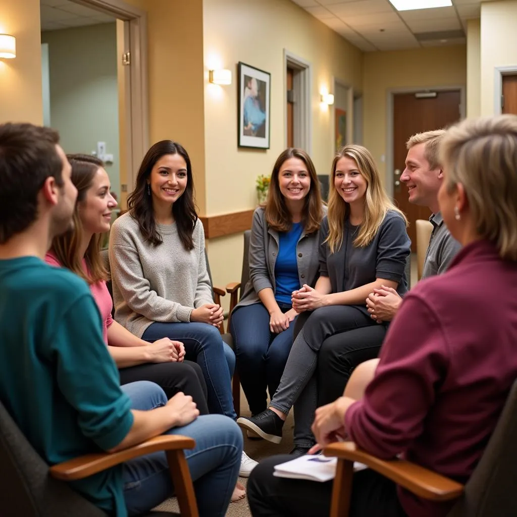 Support Group Meeting at Methodist Hospital