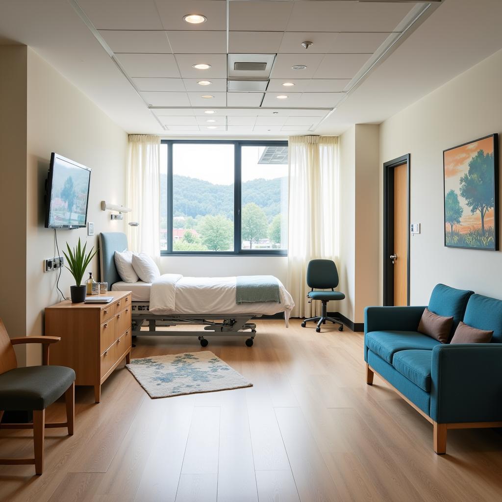 Spacious and Comfortable Patient Room at MHT Hospital