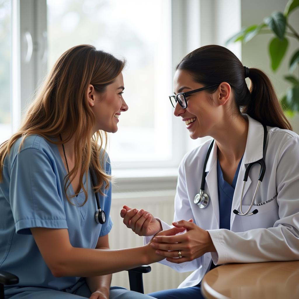 Doctor and Patient Consultation at MHT Hospital