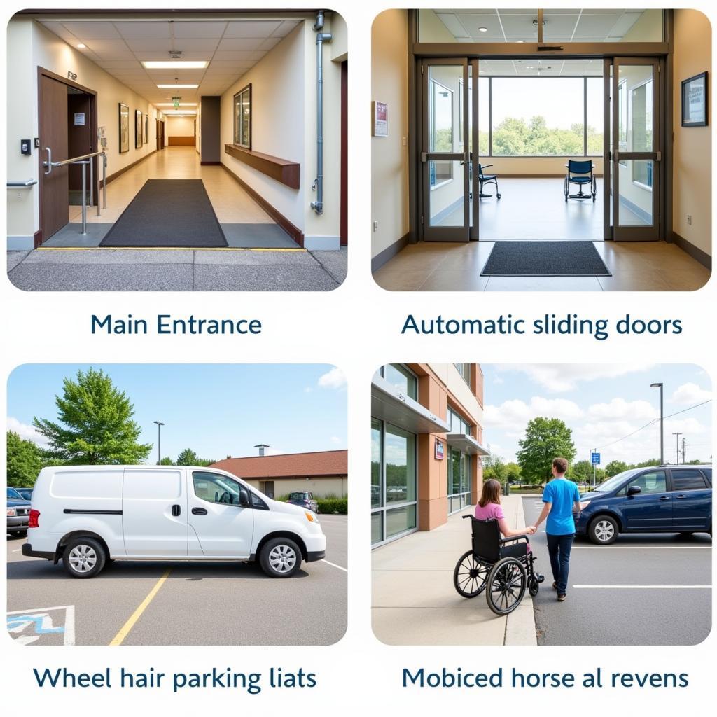 Accessibility Features at Miami Valley Hospital's Main Entrance