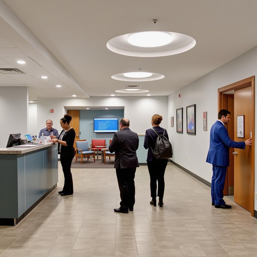 Information Desk at Miami Valley Hospital Main Entrance