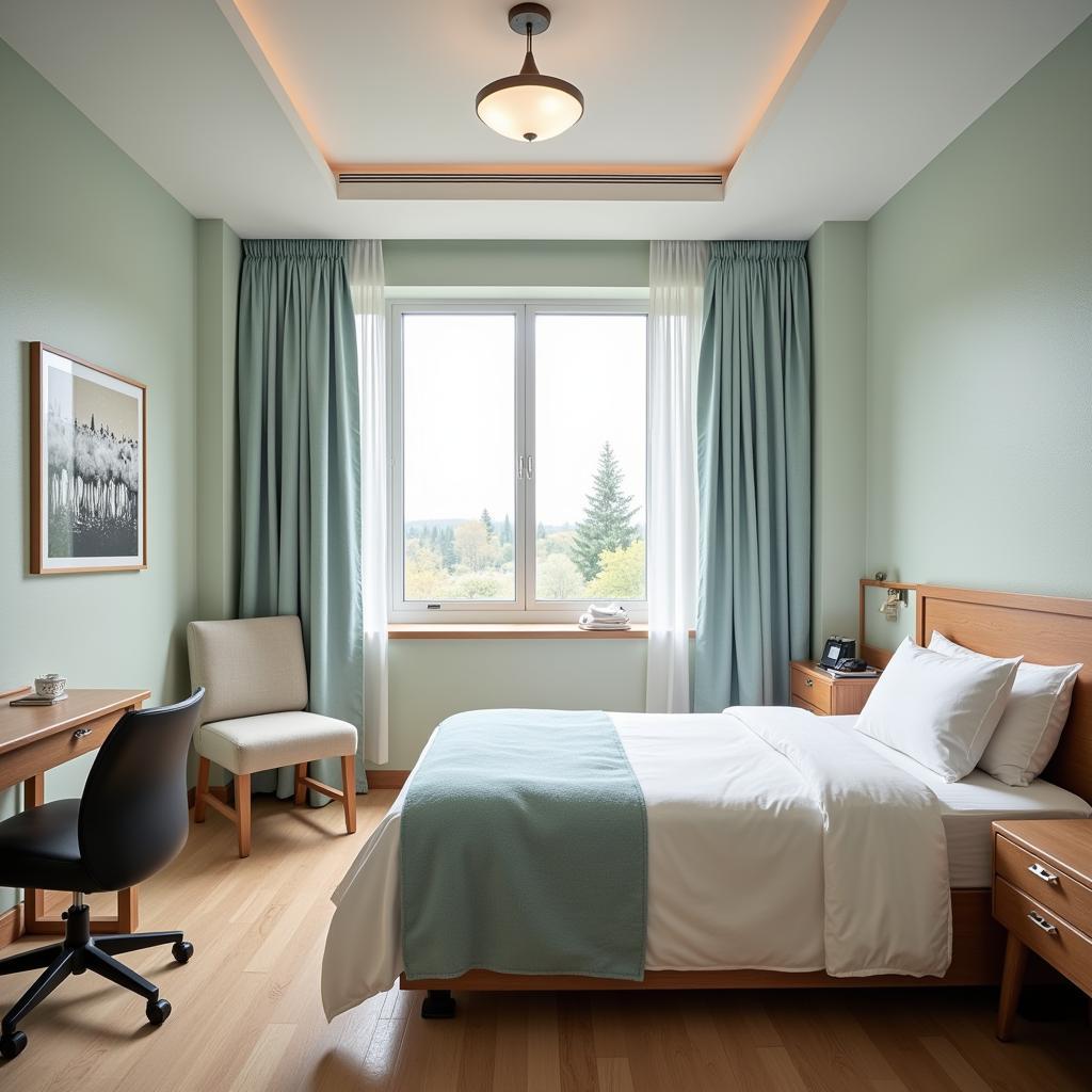 Comfortable Patient Room at Mitchell County Hospital