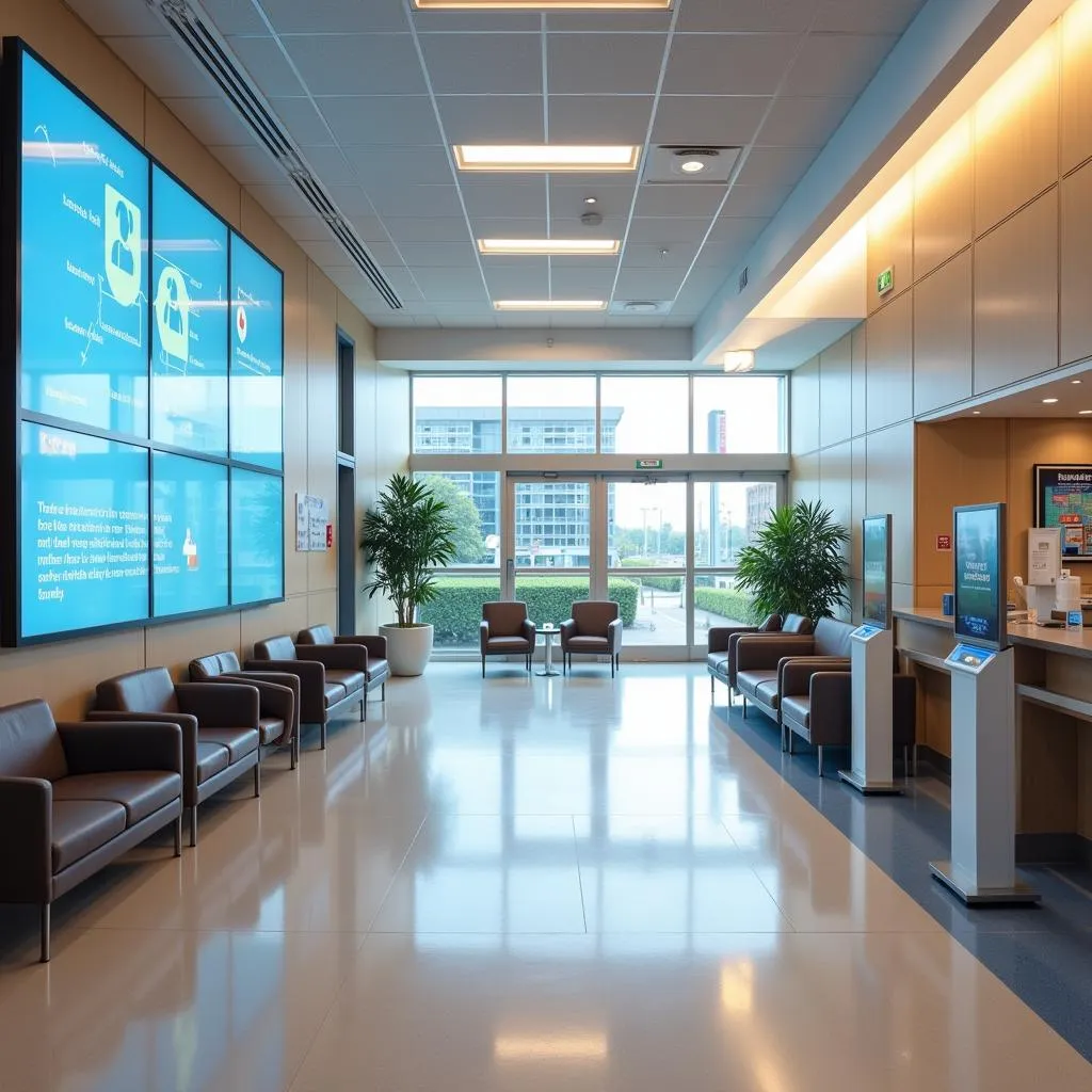 Modern Hospital Interior with Advanced Technology