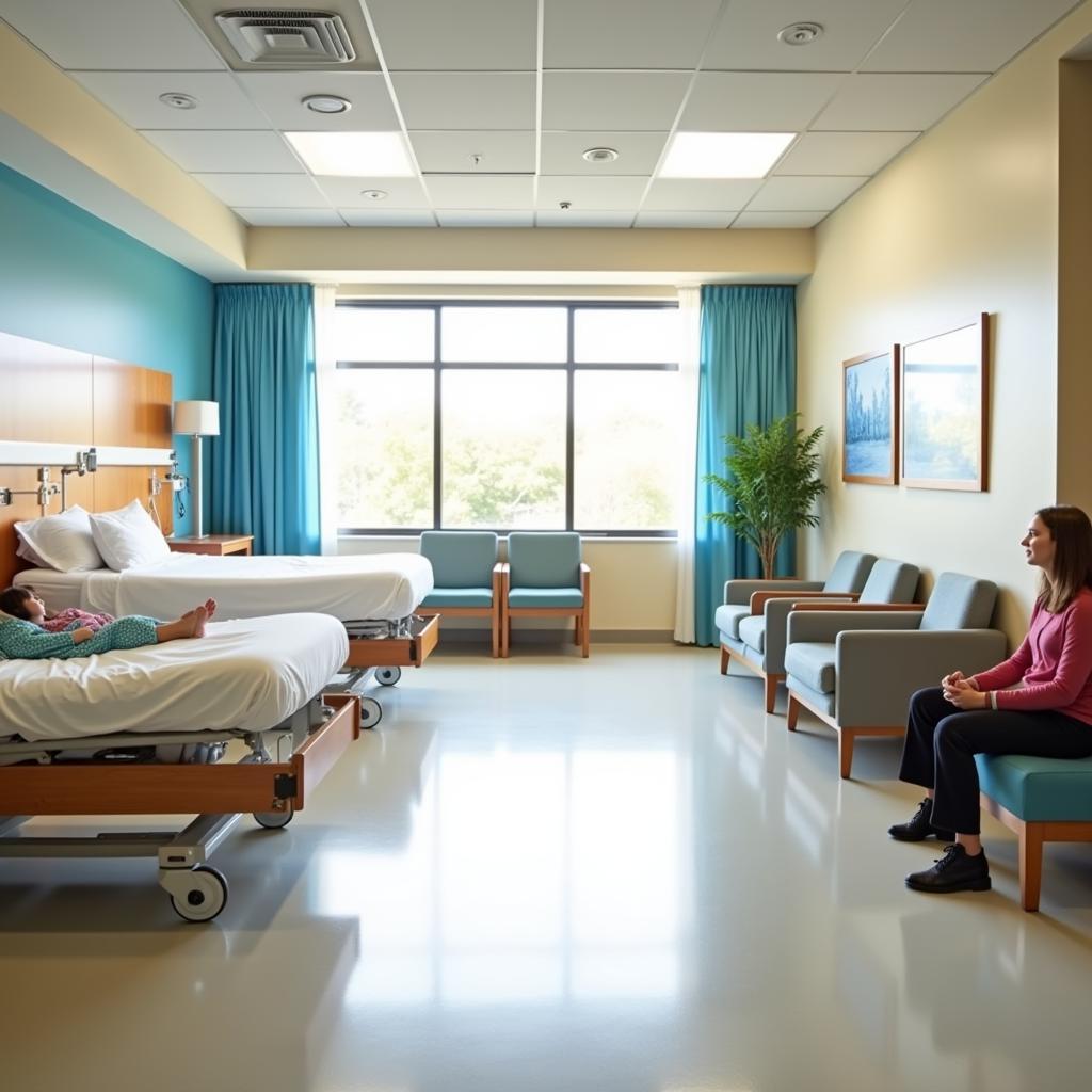 St. Joseph Campus Patient Room Interior