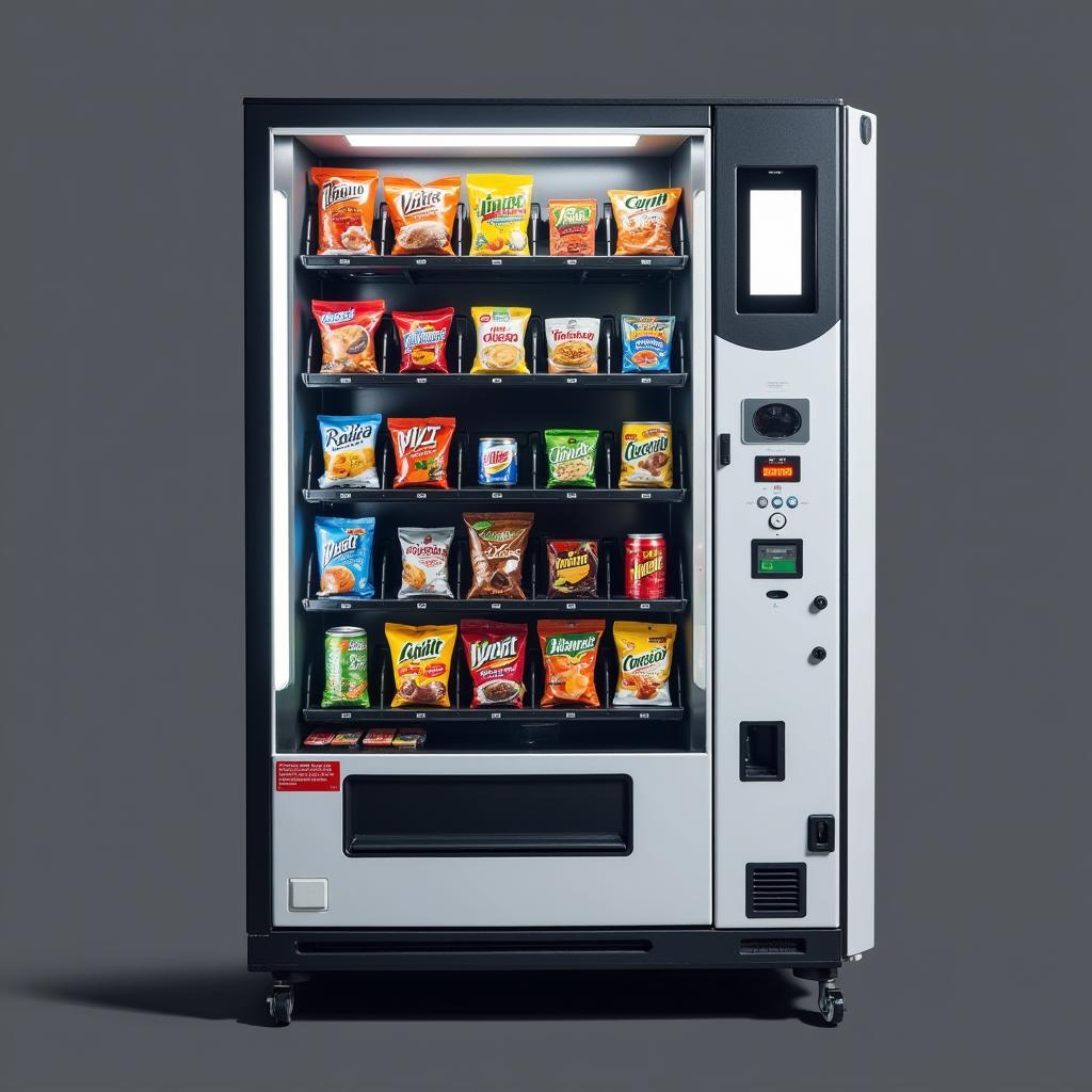 Modern hospital vending machine with multiple payment options