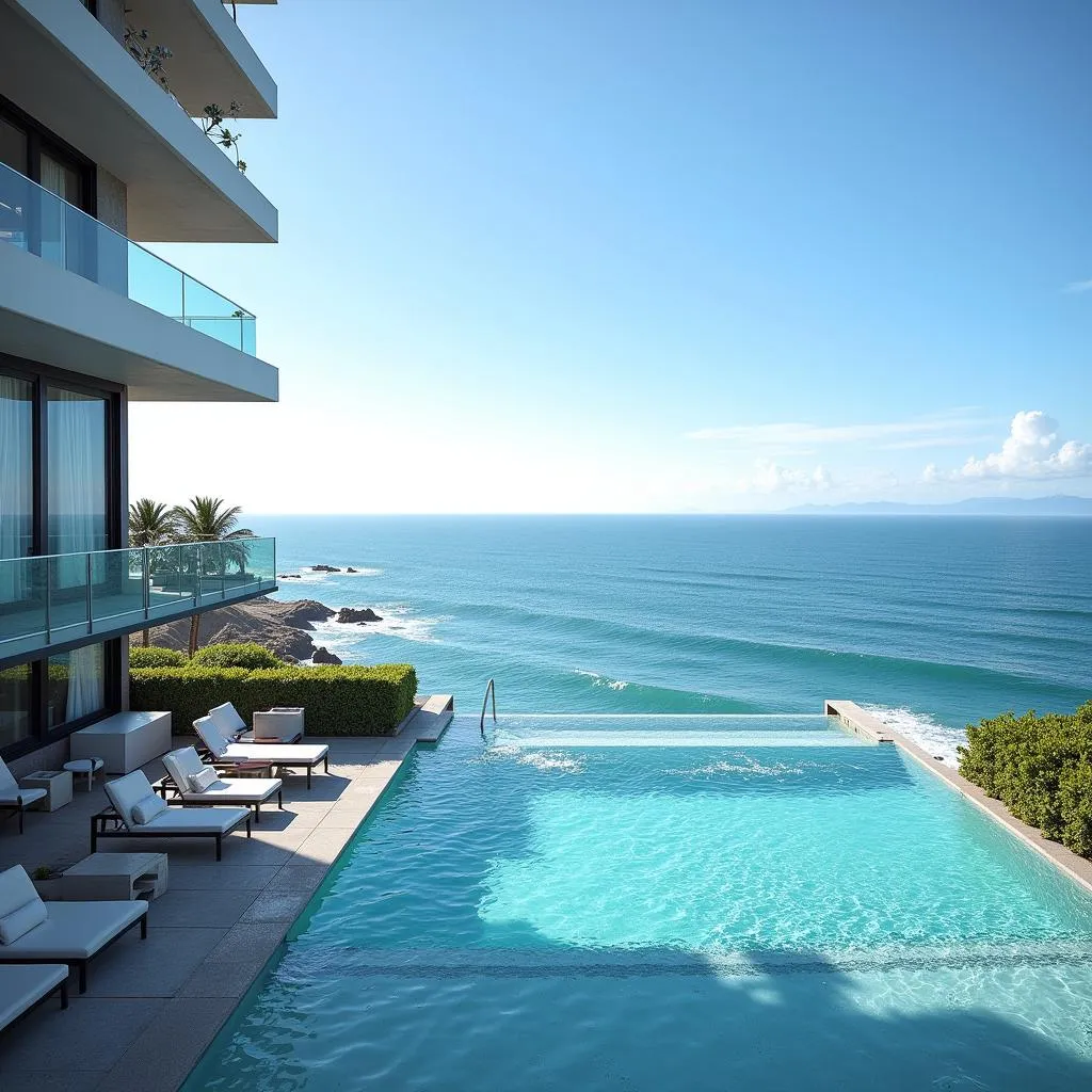 Modern Hotel with Ocean View