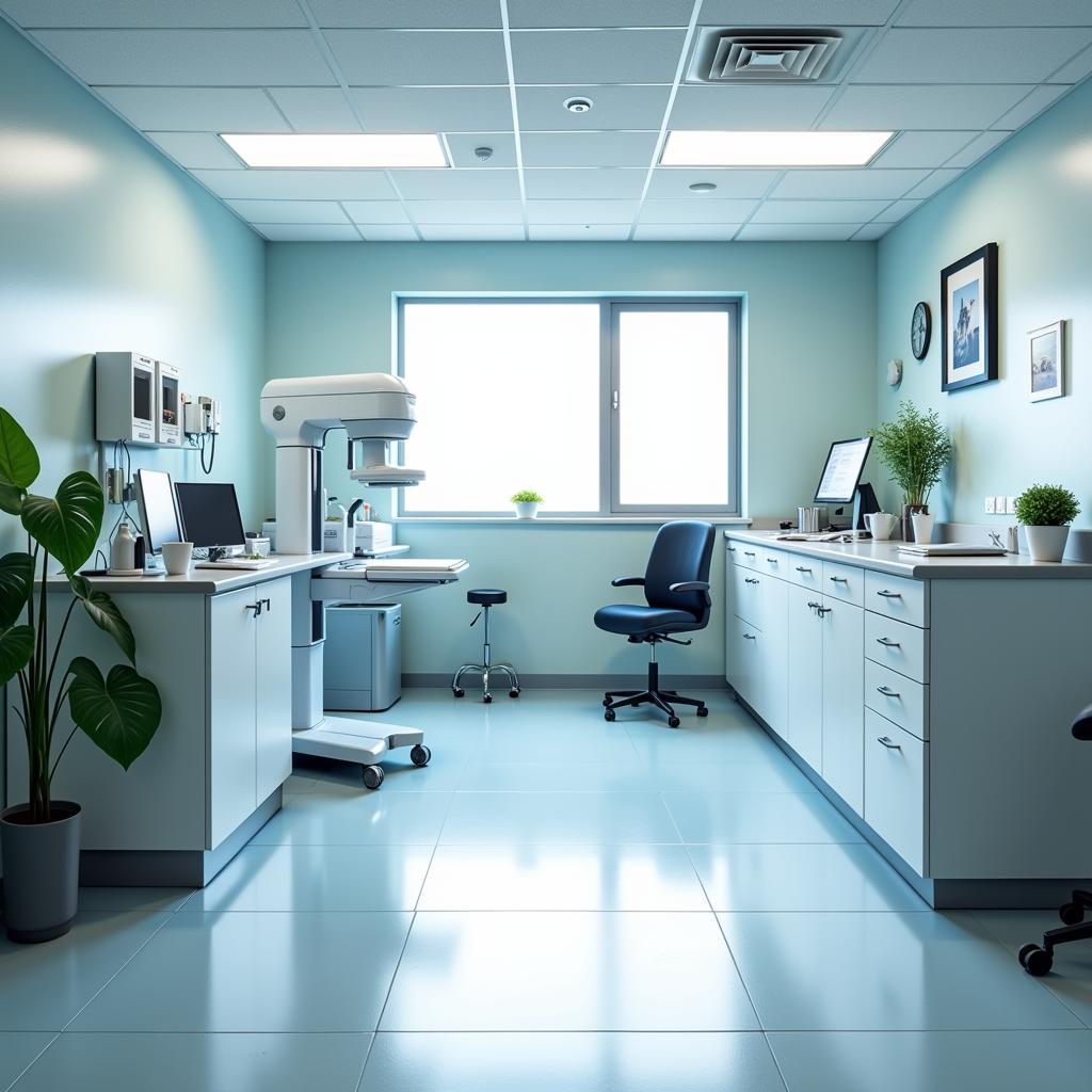 Modern and Well-Equipped Veterinary Clinic Interior