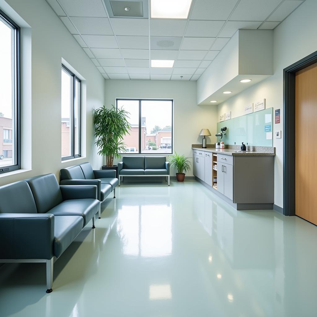 Modern Veterinary Hospital Waiting Room