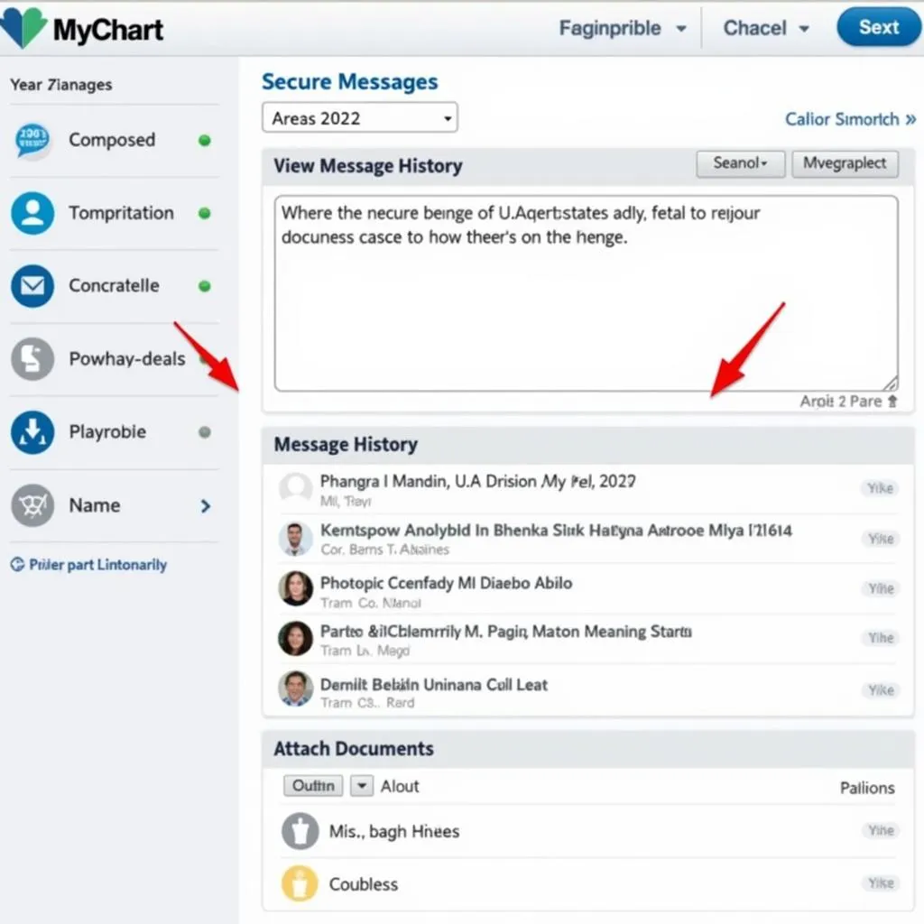 Secure Messaging Feature in MyChart