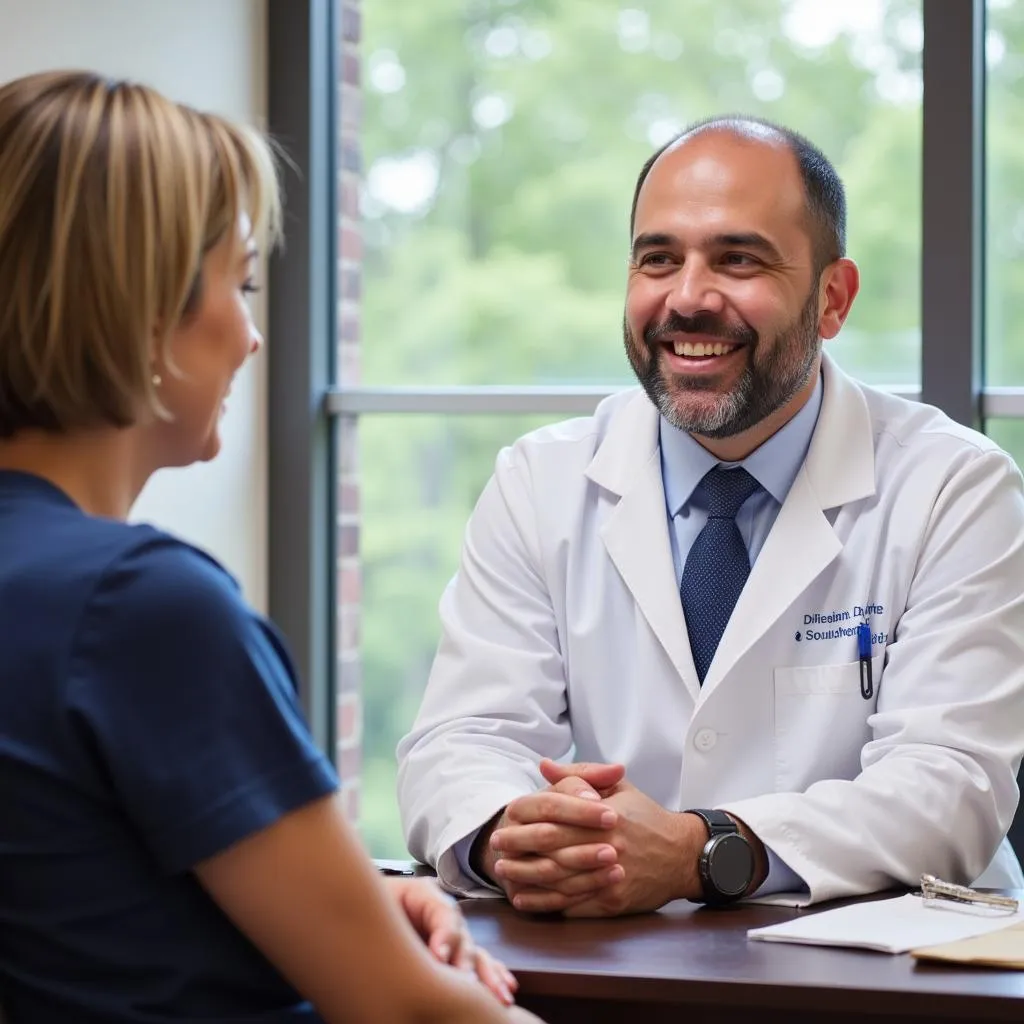 Neurologist Discussing Treatment Options with Patient