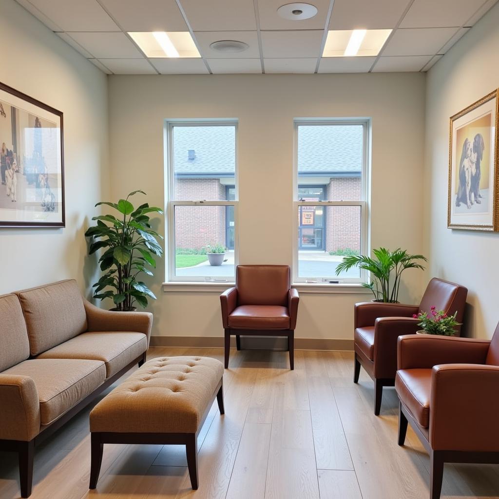 Comfortable Waiting Area at New Haven Pet Hospital