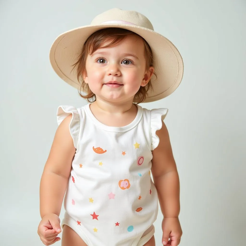 Newborn Baby Girl Coming Home Outfit for Summer