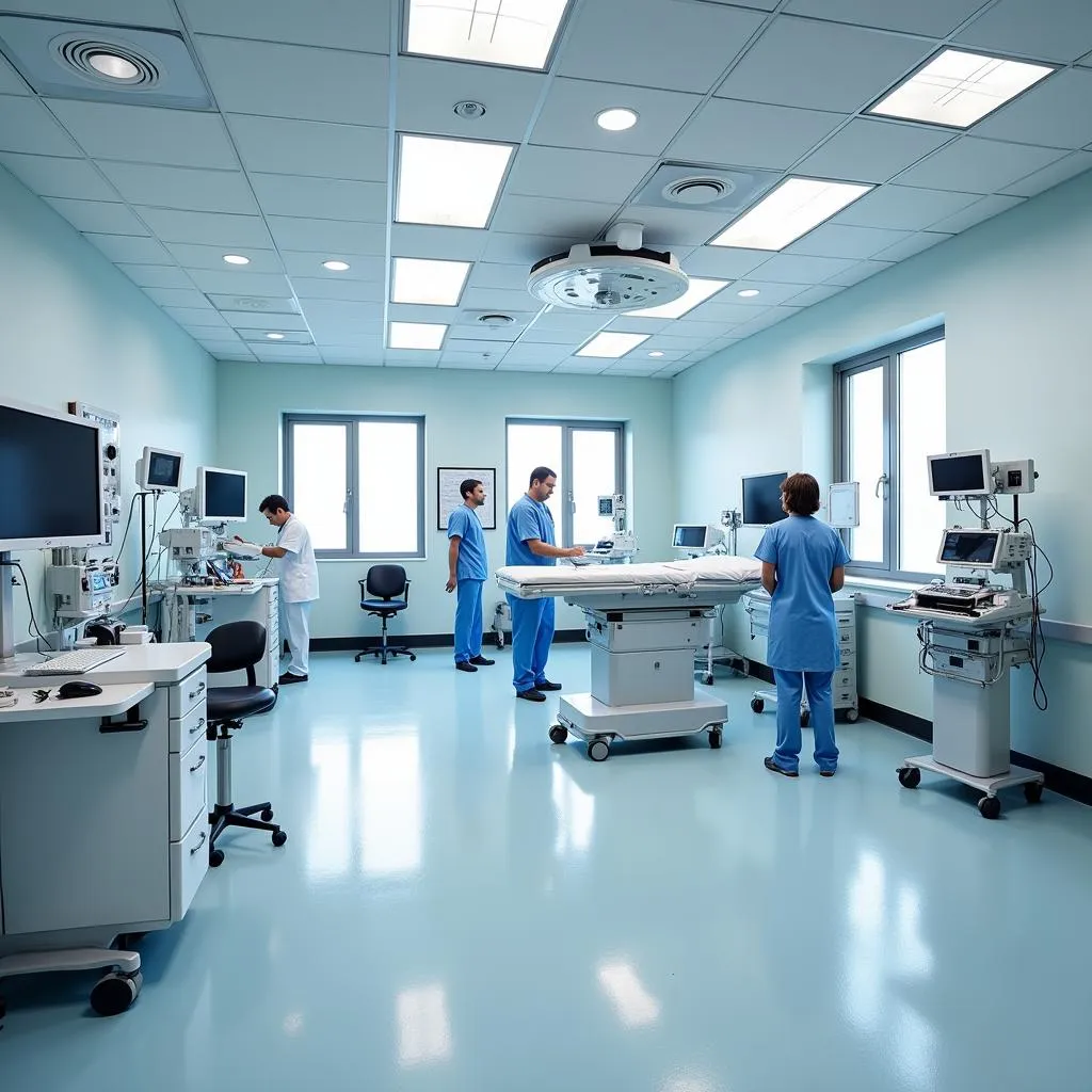 NKC Hospital ER Treatment Room with Advanced Medical Equipment