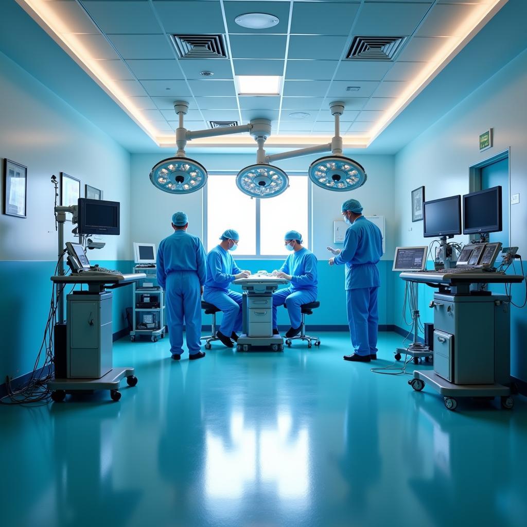 State-of-the-art operating room at NMC Royal Hospital