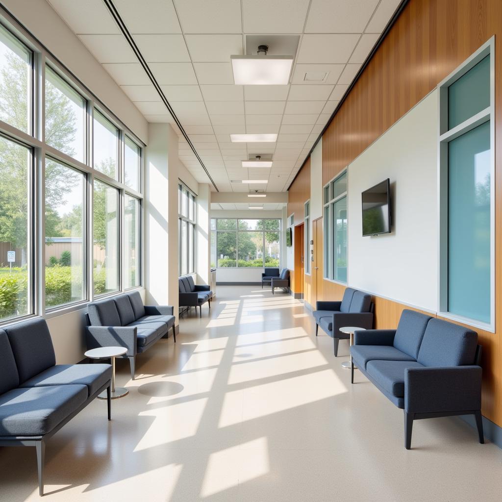 Welcoming and Comfortable Hospital Waiting Area