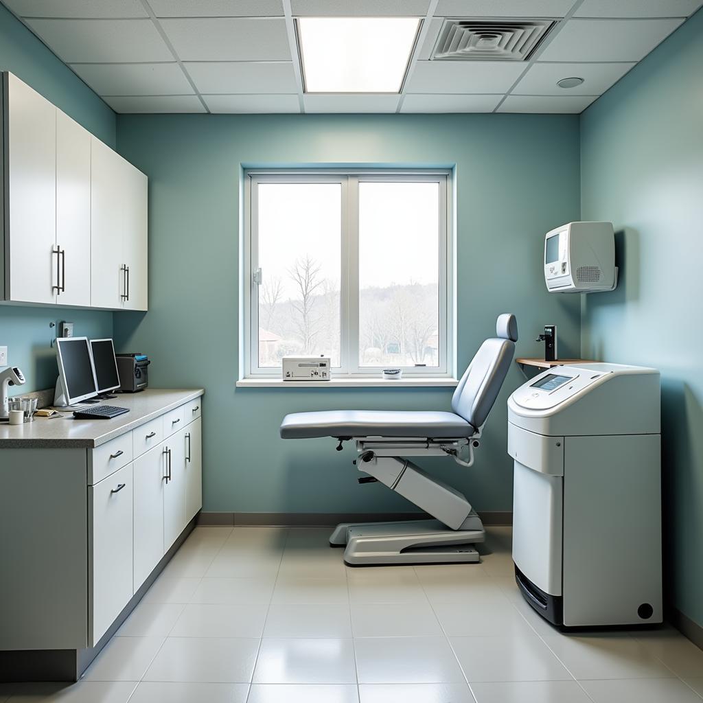 State-of-the-art exam room at North Hill Vet Hospital