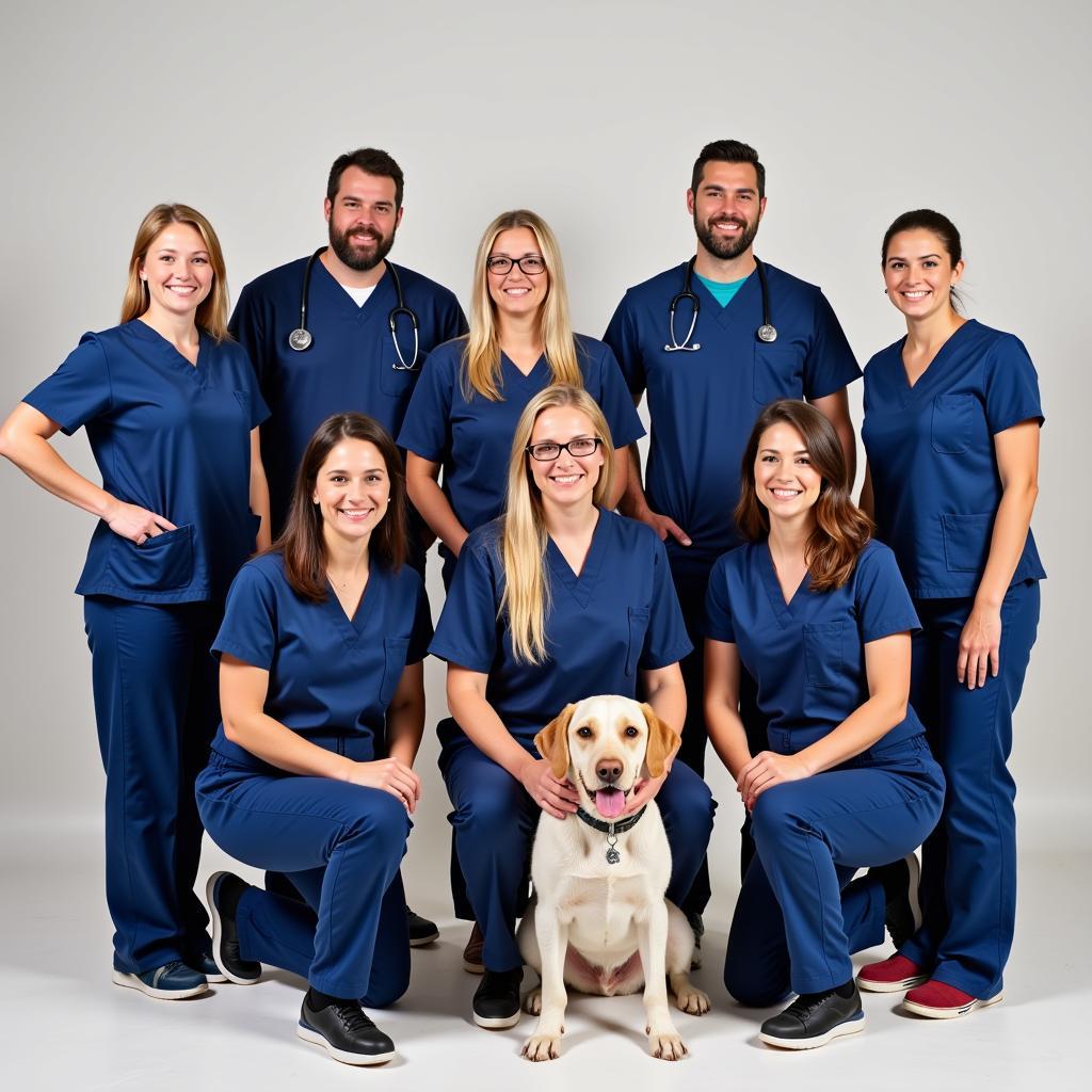 The dedicated veterinary team at North Hill Vet Hospital