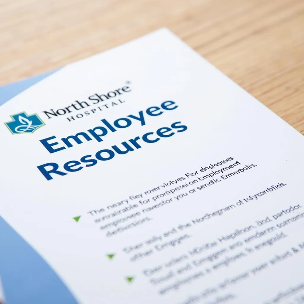 North Shore Hospital employee resources brochure