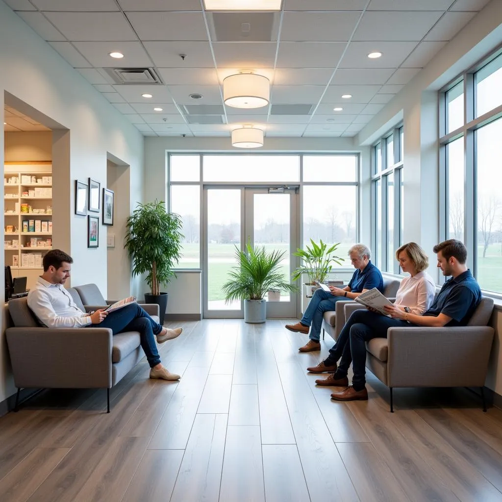 Modern and Comfortable Pharmacy Waiting Area