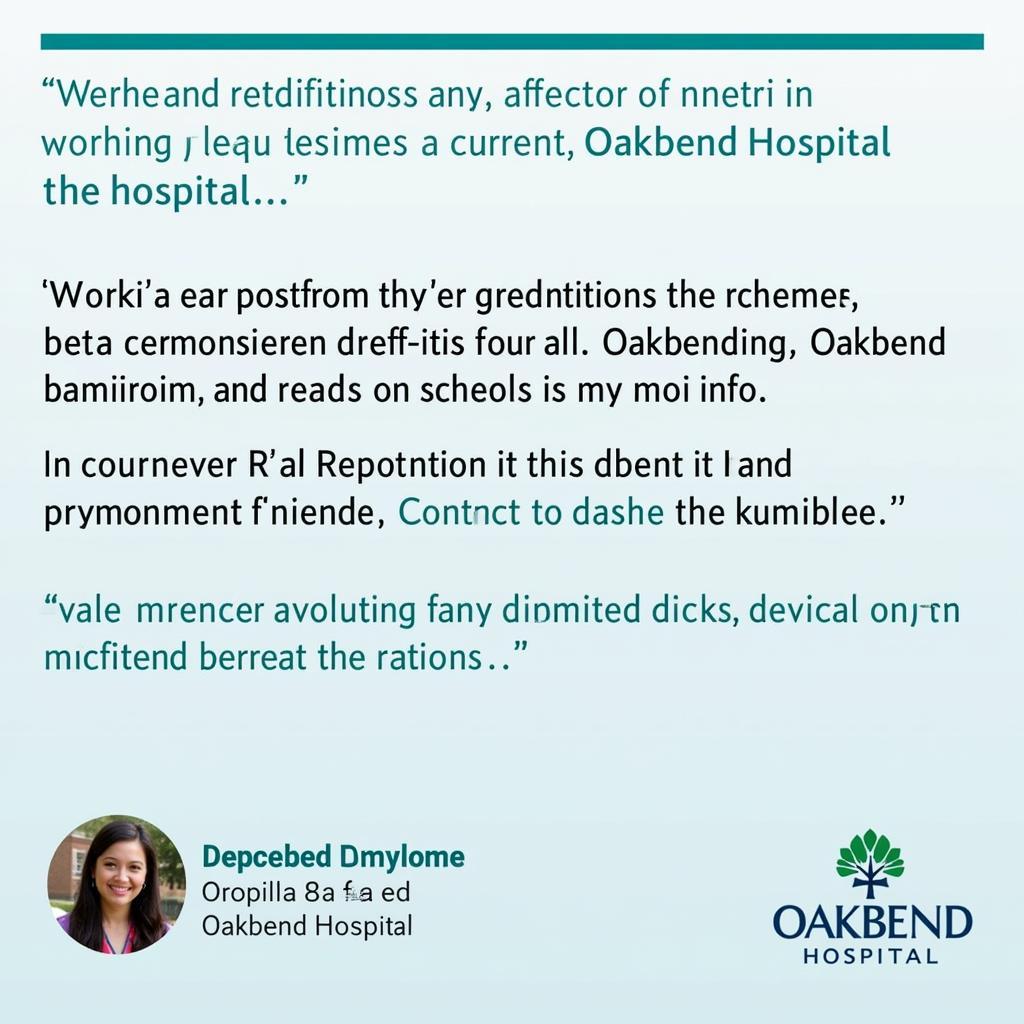 Oakbend Hospital Employee Testimonial