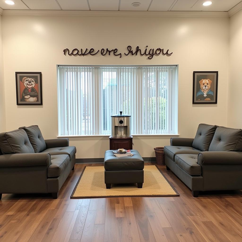 Clean and comfortable waiting area at Onpoint Animal Hospital Surfside